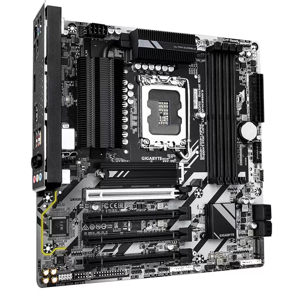 技嘉推出 B860M DS3H Rev 2.0:主流主板首次配备堆栈式 VRM 散热,最高支持 DDR5-9066 内存