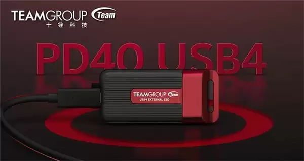 十铨推出TEAMGROUP PD40迷你pSSD:USB4规格 读速4000MB/s