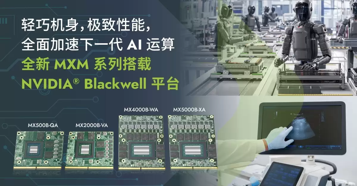 安提国际发布搭载英伟达Blackwell GPU的MXM AI模块