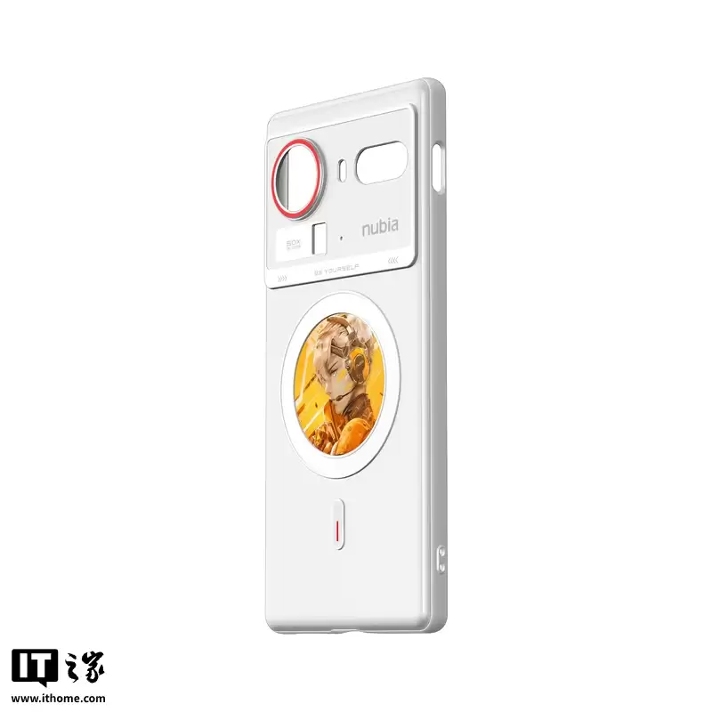 努比亚 Z80 Ultra 墨水瓶手机壳上线：NFC 供电换图、磁吸充电，售价 399 元
