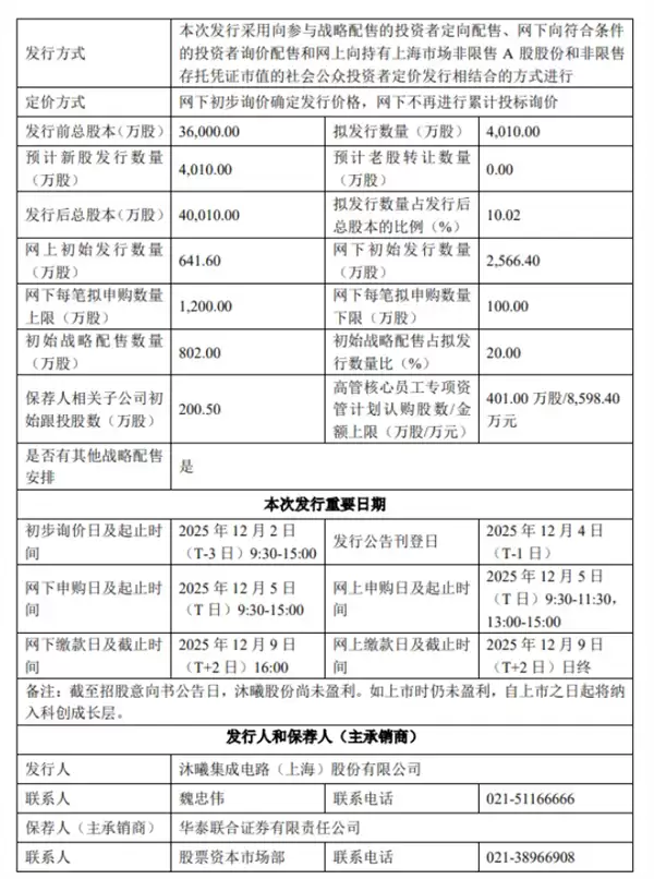 国产GPU又一巨头冲击资本市场！沐曦股份今日申购