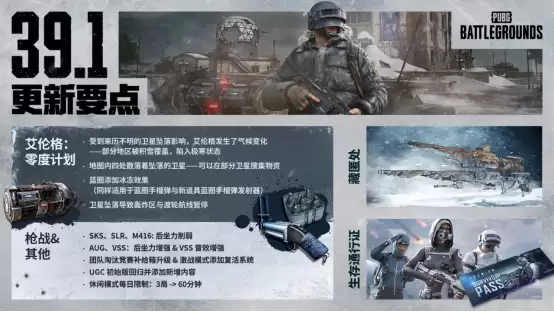 《PUBG》39.1版本更新,开启奇幻冬日盛典