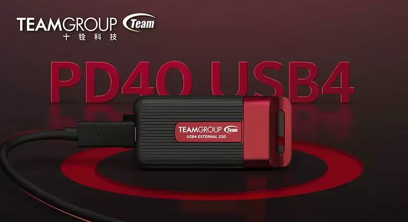 十铨推PD40迷你固态硬盘：USB4接口 4000MB/s极速传输