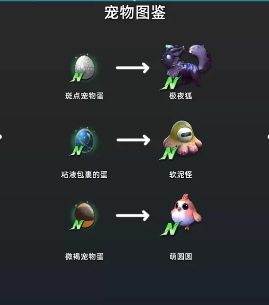 《圣物英雄》宠物图鉴介绍