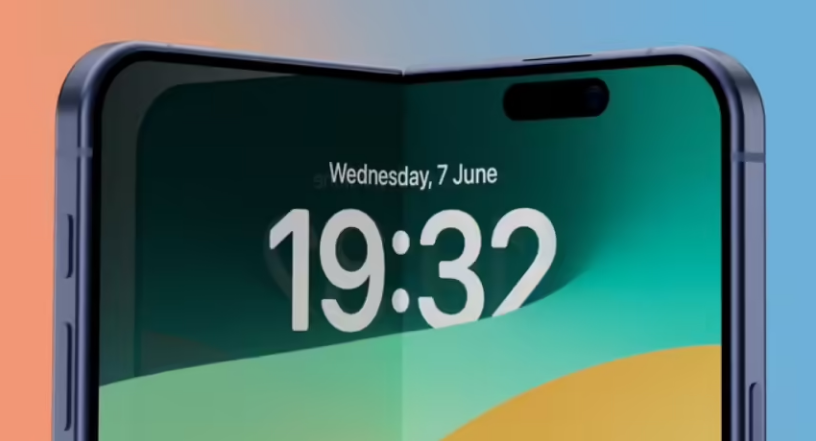 苹果首款折叠屏配置爆料：内屏搭载屏下摄像头技术，外屏挖孔方案