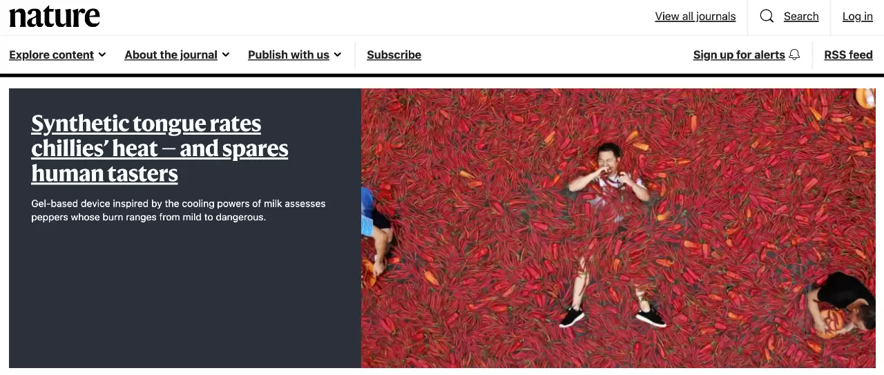 华东理工研发可测辣度的凝胶人工味觉装置