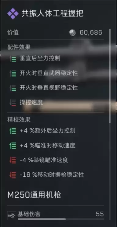 三角洲行动s7赛季M250改装方案