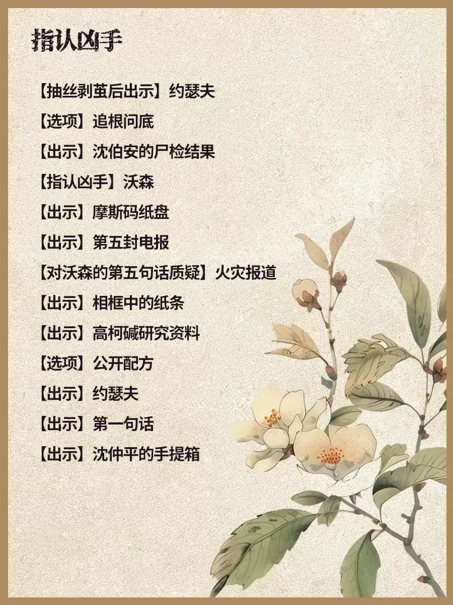 《山河旅探》第六章申城迷局攻略