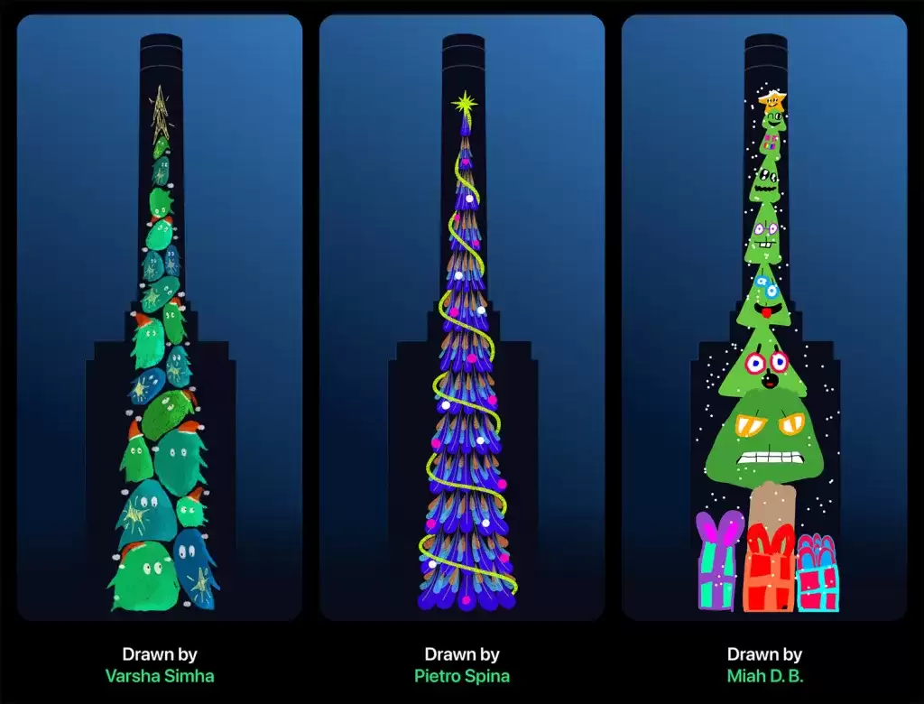 从7岁童趣到巨星手笔,苹果iPad数字圣诞大秀伦敦开幕