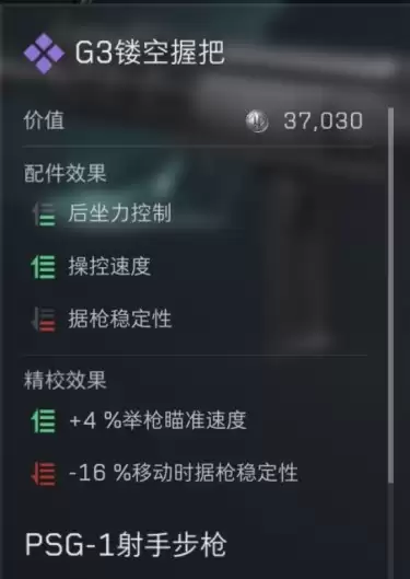 三角洲行动s7赛季PSG-1改装方案