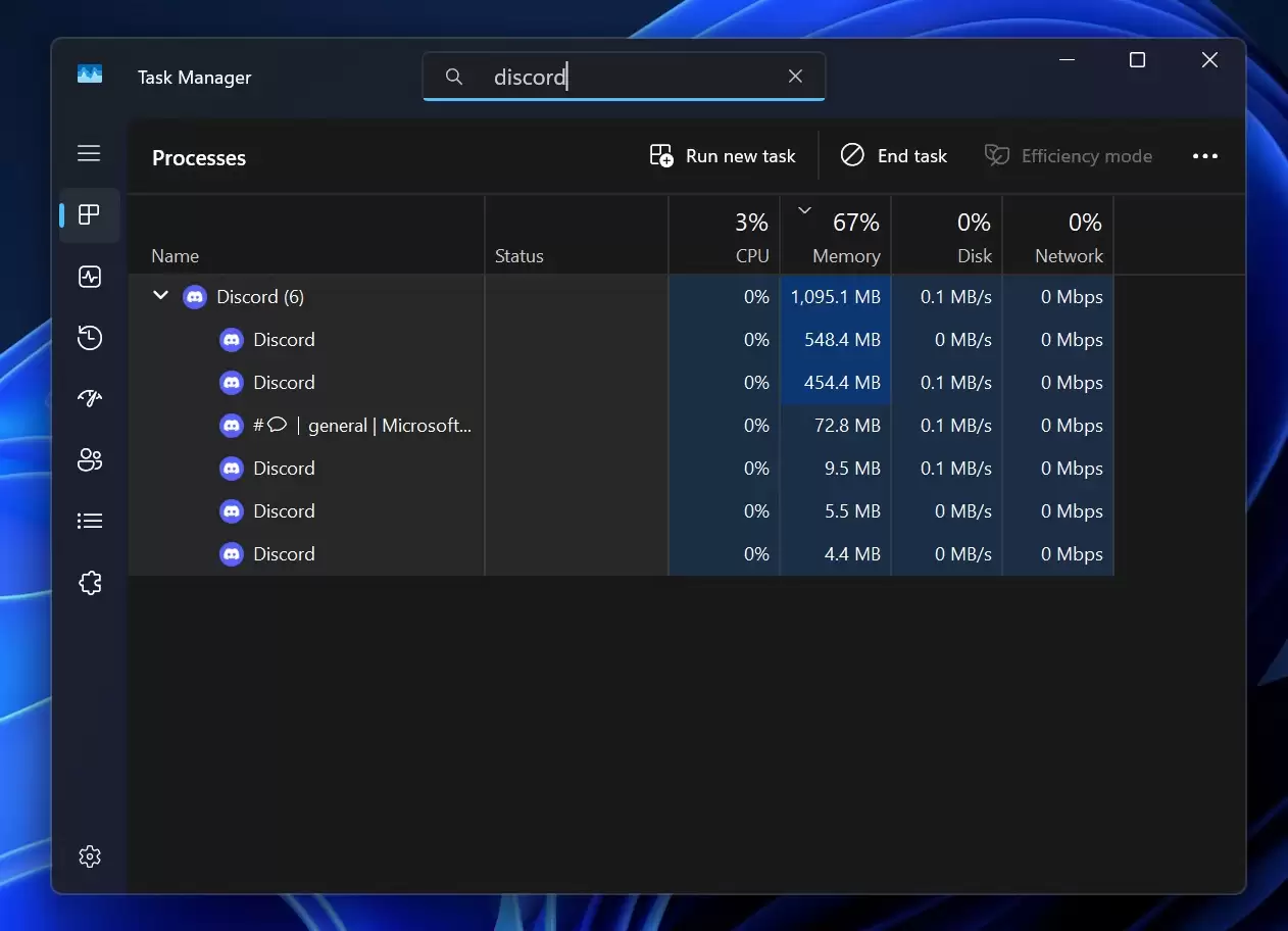 Win11 应用缩影:Electron 框架成“资源黑洞”,Discord 测试 4GB 内存熔断机制