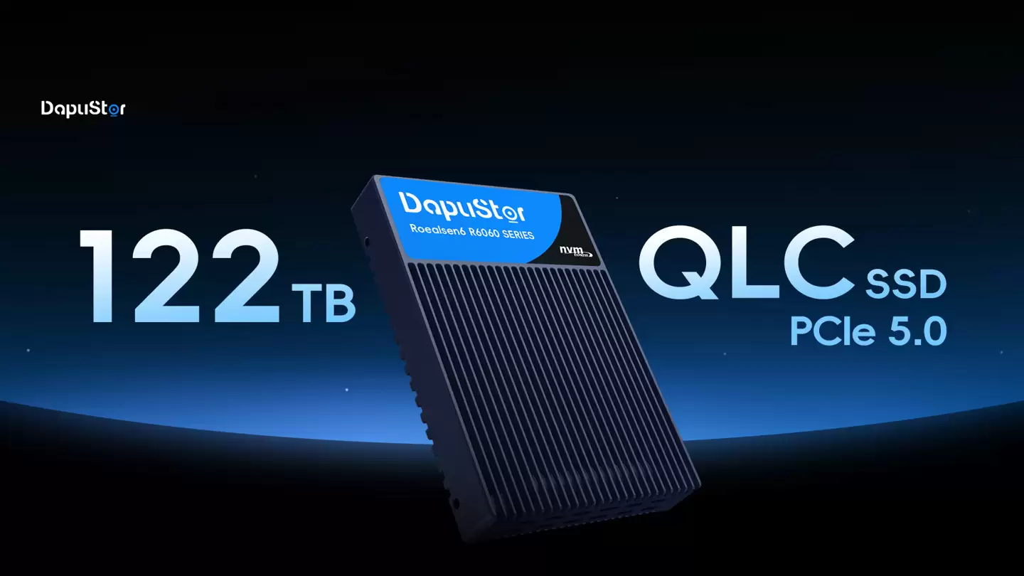 大普微推出第二代 QLC 企业级固态硬盘盘神 R6060，当前最大容量可达 245TB