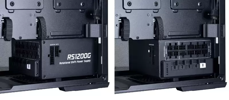 联力推出 RS 系列电源：AC 输入接口可旋转，双面均配主板 24-Pin 供电接口