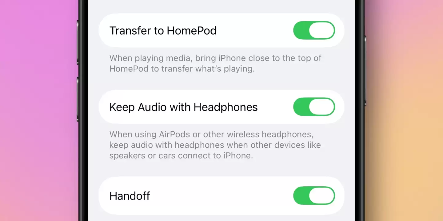 苹果 iOS 26 新功能:可阻止 AirPods 音频被其它蓝牙设备自动劫持
