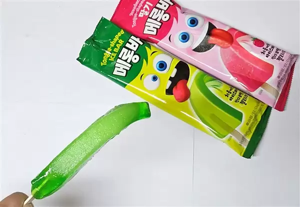 中国棒冰“绿舌头”在韩国走红：2个月卖出超500万支