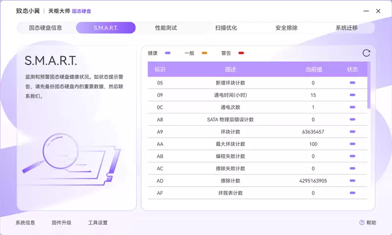 致态小翼S001 SSD评测：SATA接口性能极限 附带软件一键迁移系统