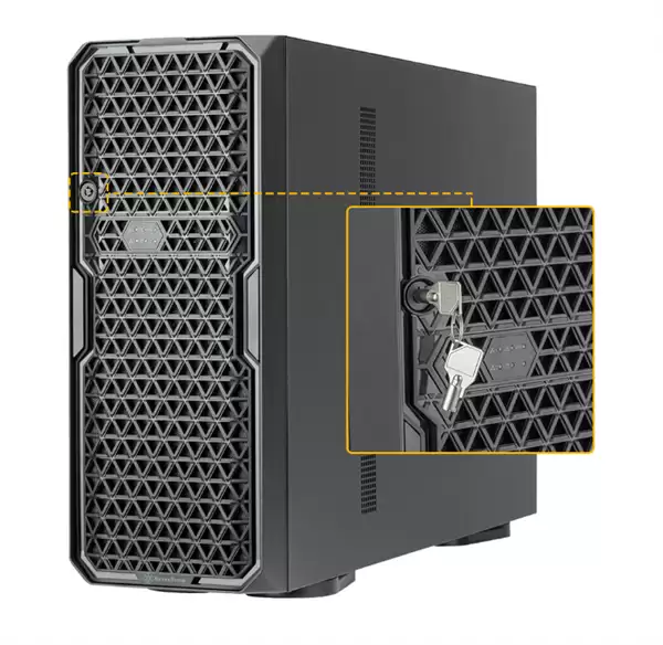 银欣新款工作站机箱售价超四千：门板带锁防盗 8热插拔硬盘位