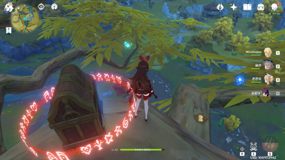 原神琥牢山下那颗巨树宝箱怎么开