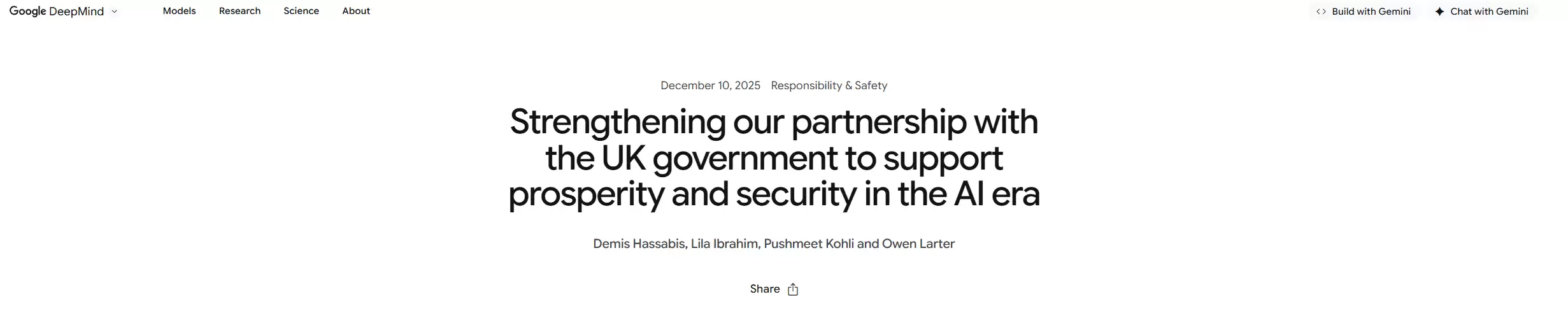 AI应用深入科学领域!谷歌DeepMind将在英国设立首个自动化实验室