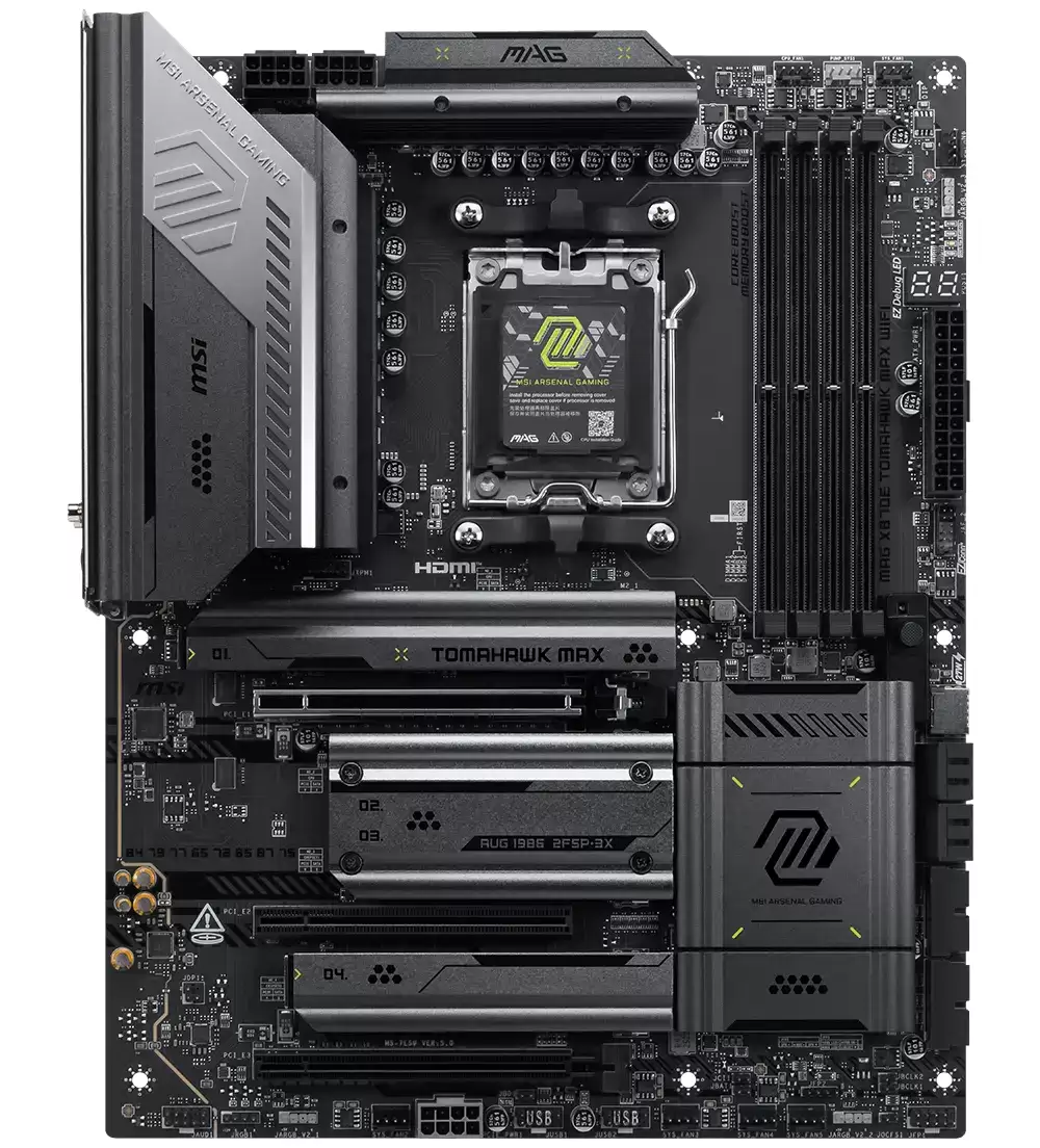 七款主板满足不同需求，微星正式发布 AMD X870 (E) MAX / EVO 中期改款