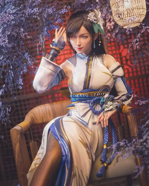 3D大神分享《最终幻想7:重制版》尤菲新图 黑丝小鹿超可爱