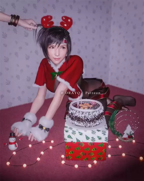 3D大神分享《最终幻想7:重制版》尤菲新图 黑丝小鹿超可爱