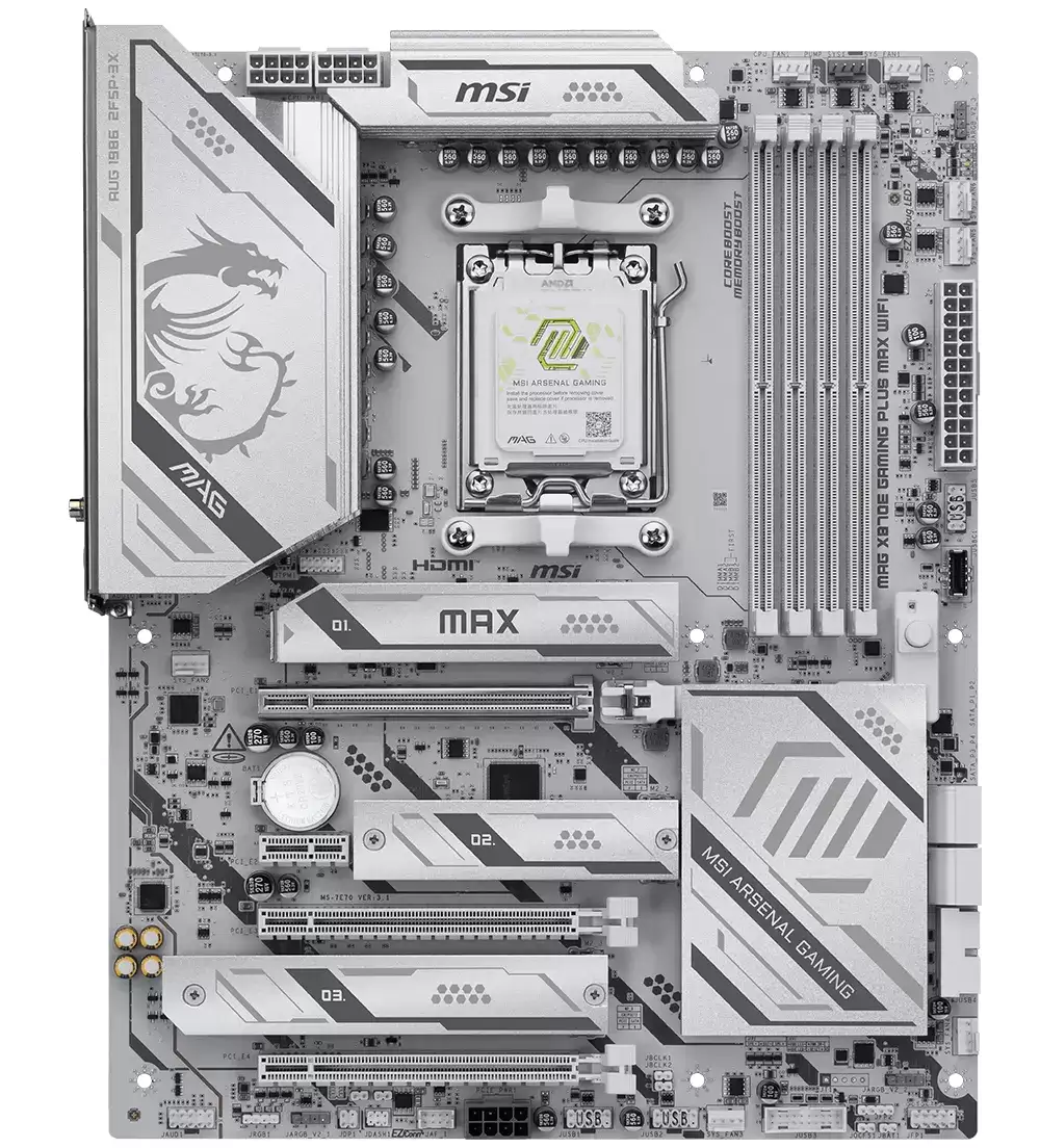 七款主板满足不同需求，微星正式发布 AMD X870 (E) MAX / EVO 中期改款