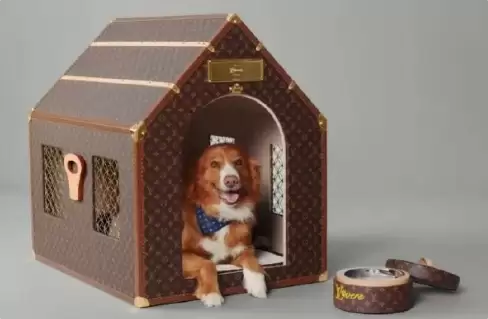LV、爱马仕布局宠物用品赛道:狗窝售价约50万元