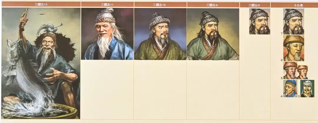 光荣《三国志》诞生40周年 部分角色插画设计的变迁