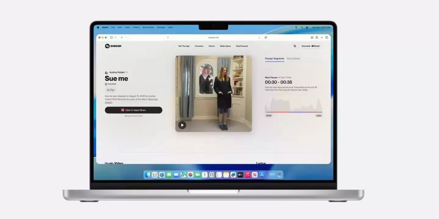 苹果Shazam上线“热门片段”功能,揭示音乐中最受欢迎的段落
