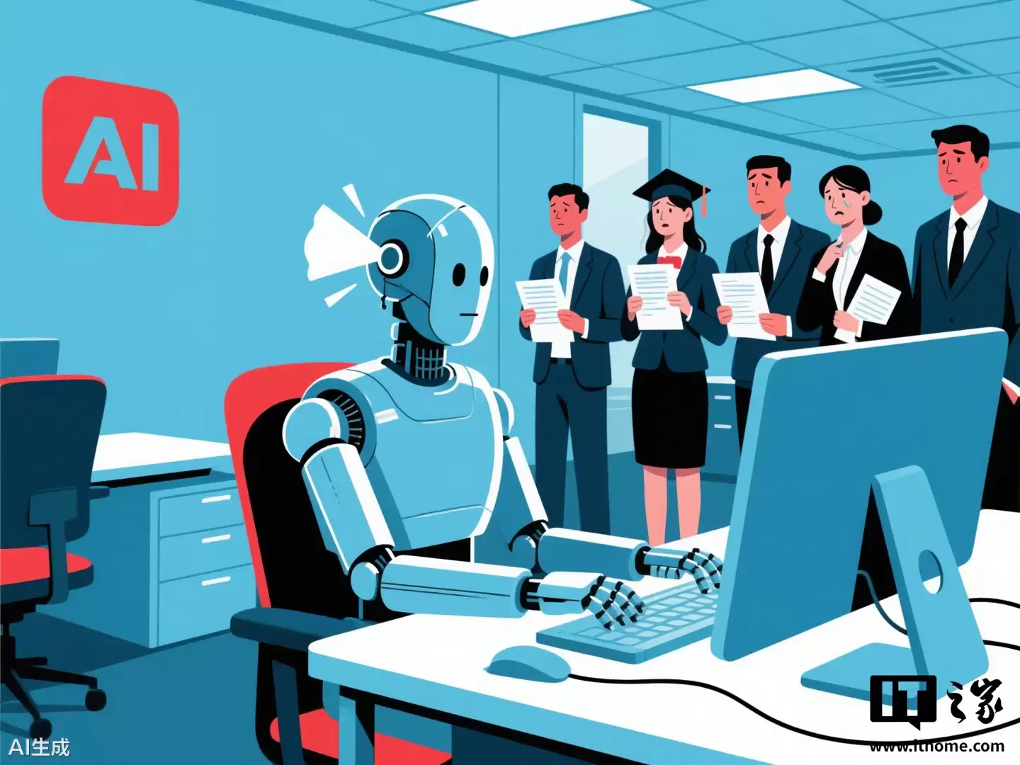 调查显示美国不同阶层对 AI 态度差异明显：93% 企业领袖看好，四成公众怀疑