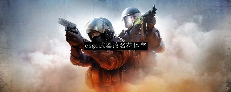 csgo武器改名花体字