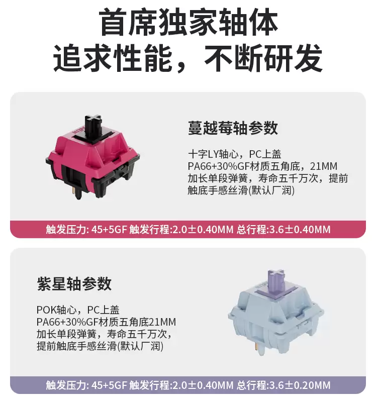 首席玩家推出 NEO108 系列全配列三模机械键盘,239 元起