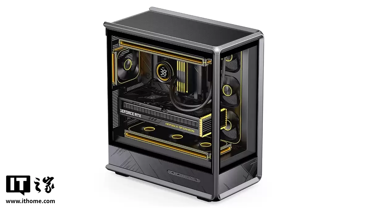 乔思伯推出D401隐士机箱:双侧透玻璃,上下分仓架构、兼容背插主板