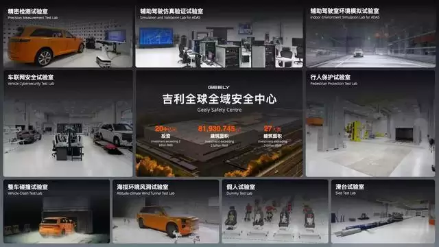 吉利汽车全栈自研新形态行驶单元曝光,支持全向行驶能力