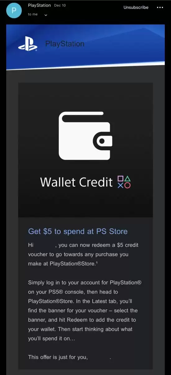 索尼5美元优惠券领取异常引热议