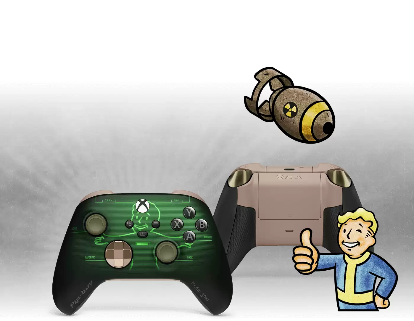 微软 Xbox 推出《辐射》哔哔小子主题无线控制器（手柄）