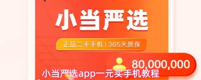 小当家严选app一元买手机教程
