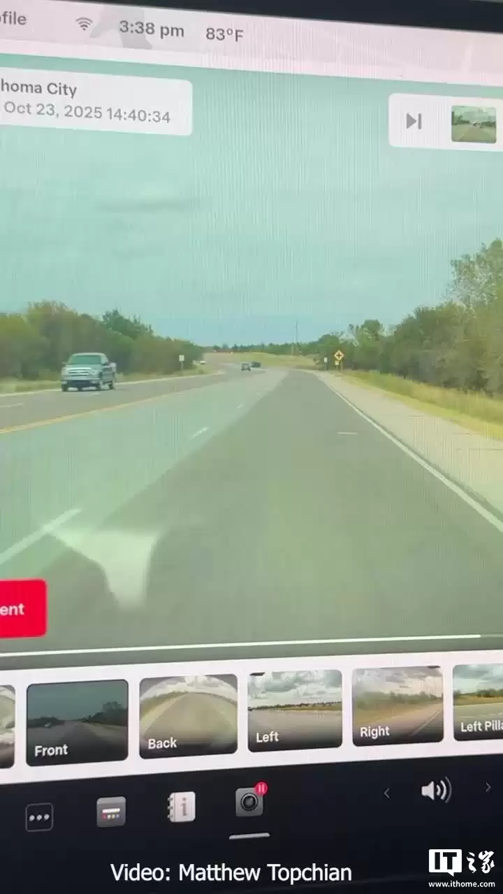 特斯拉 FSD 避让坠机？司机澄清称纯属手动操作