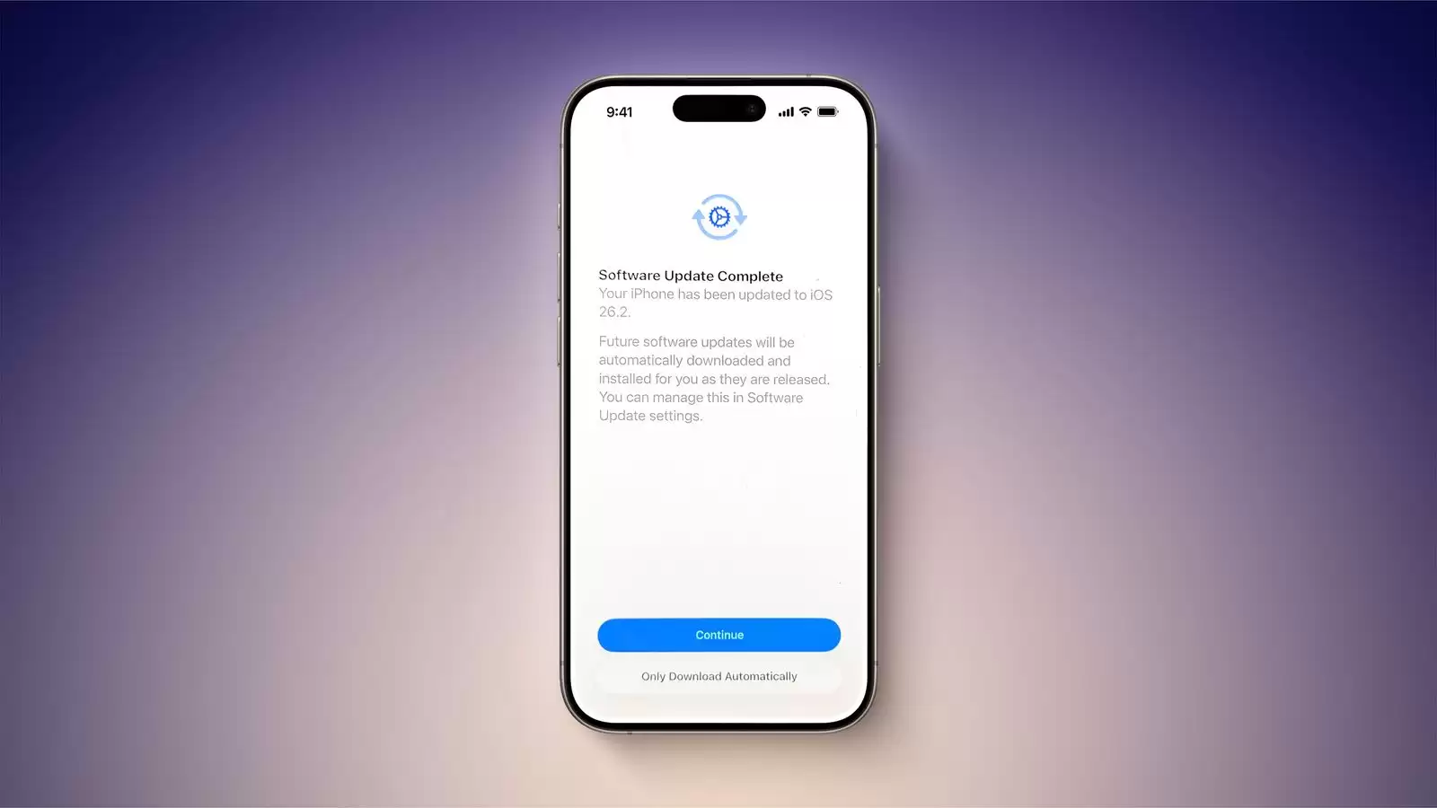 iPhone 17 等部分用户反馈安装苹果 iOS 26.2 后,“被启动”系统自动更新