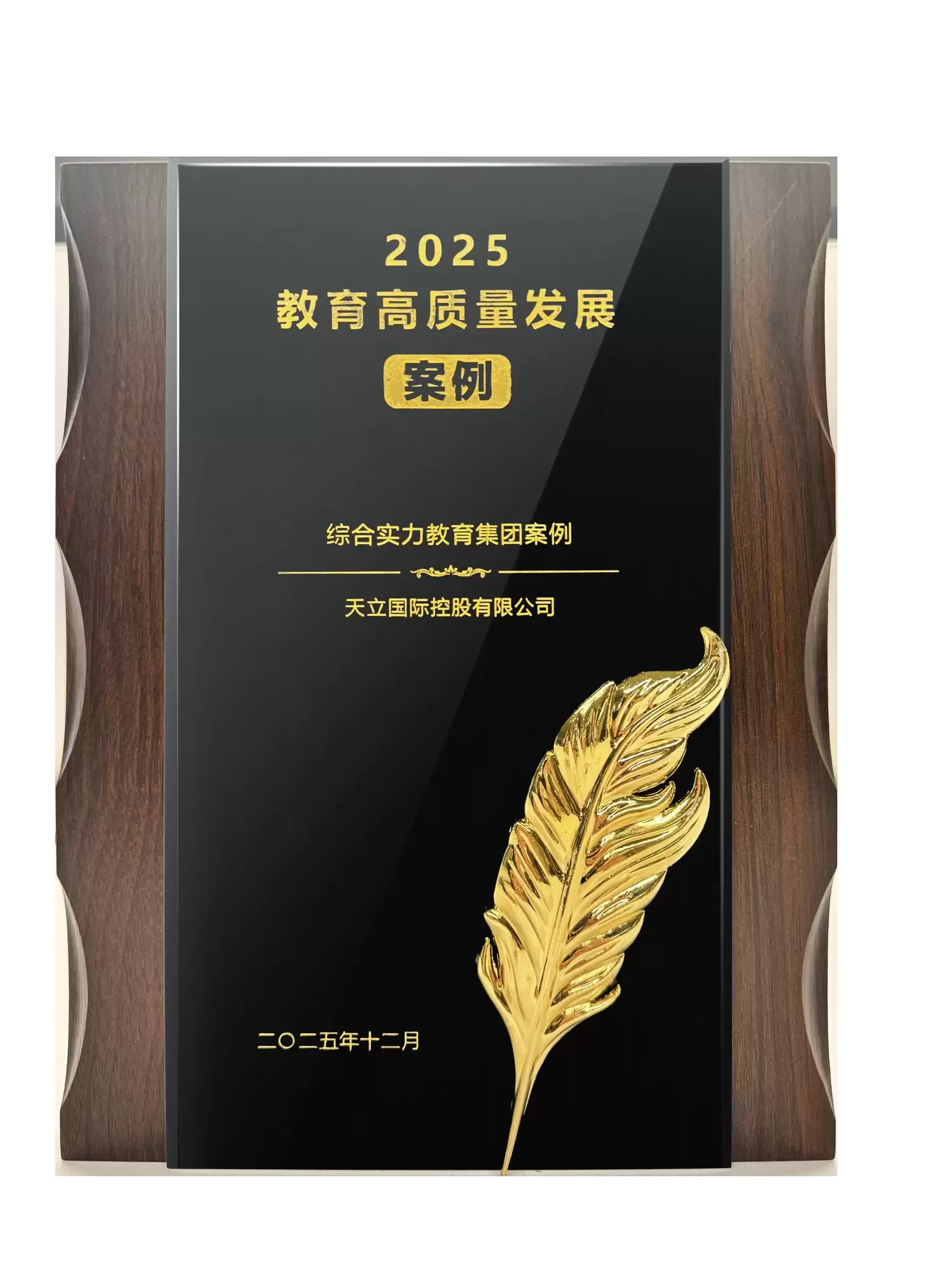 天立国际荣膺“综合实力教育集团优秀案例”,树立教育高质量发展标杆