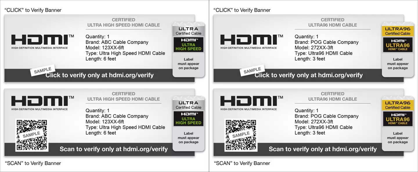 HDMI LA 将在 CES 2026 展示 HDMI 2.2 规范 Ultra96 线缆早期原型