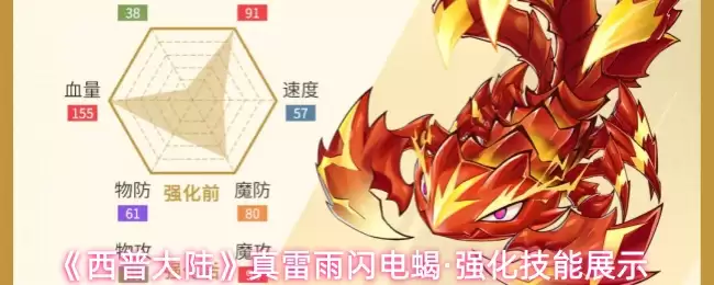 《西普大陆》真雷雨闪电蝎·强化技能展示