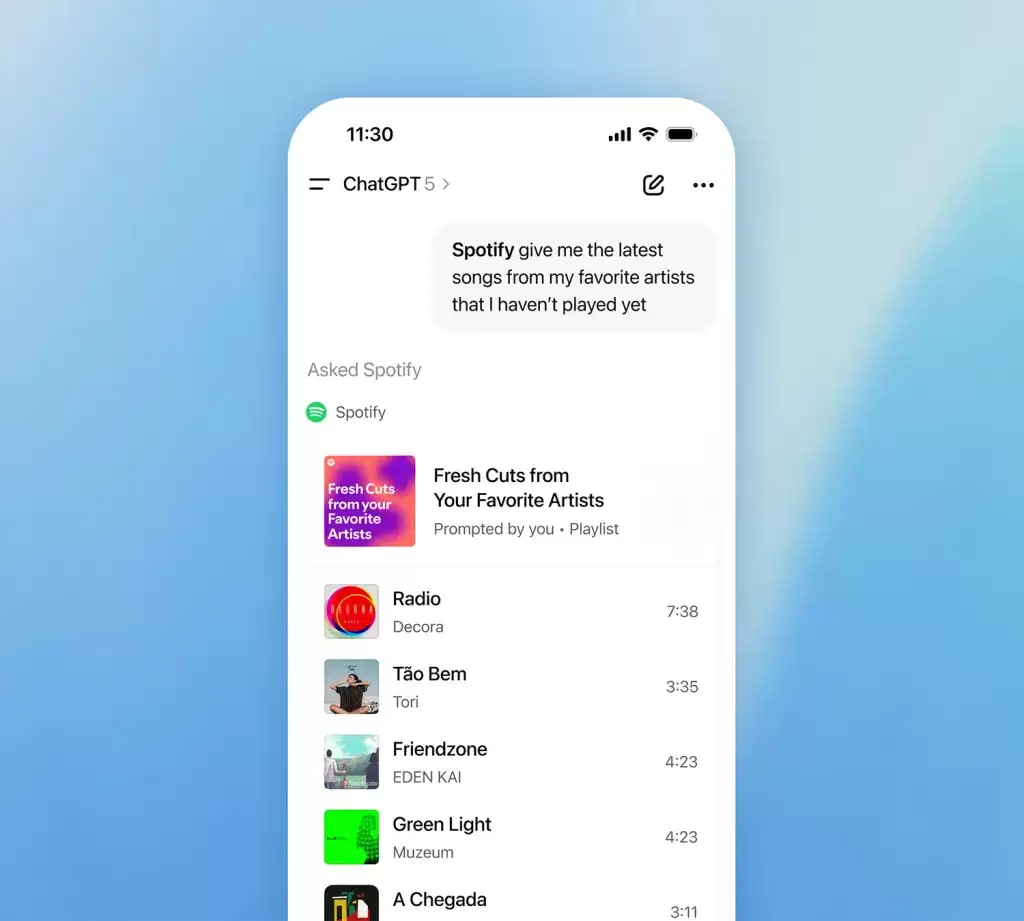 OpenAI 宣布:苹果 Apple Music 即将与 ChatGPT 集成