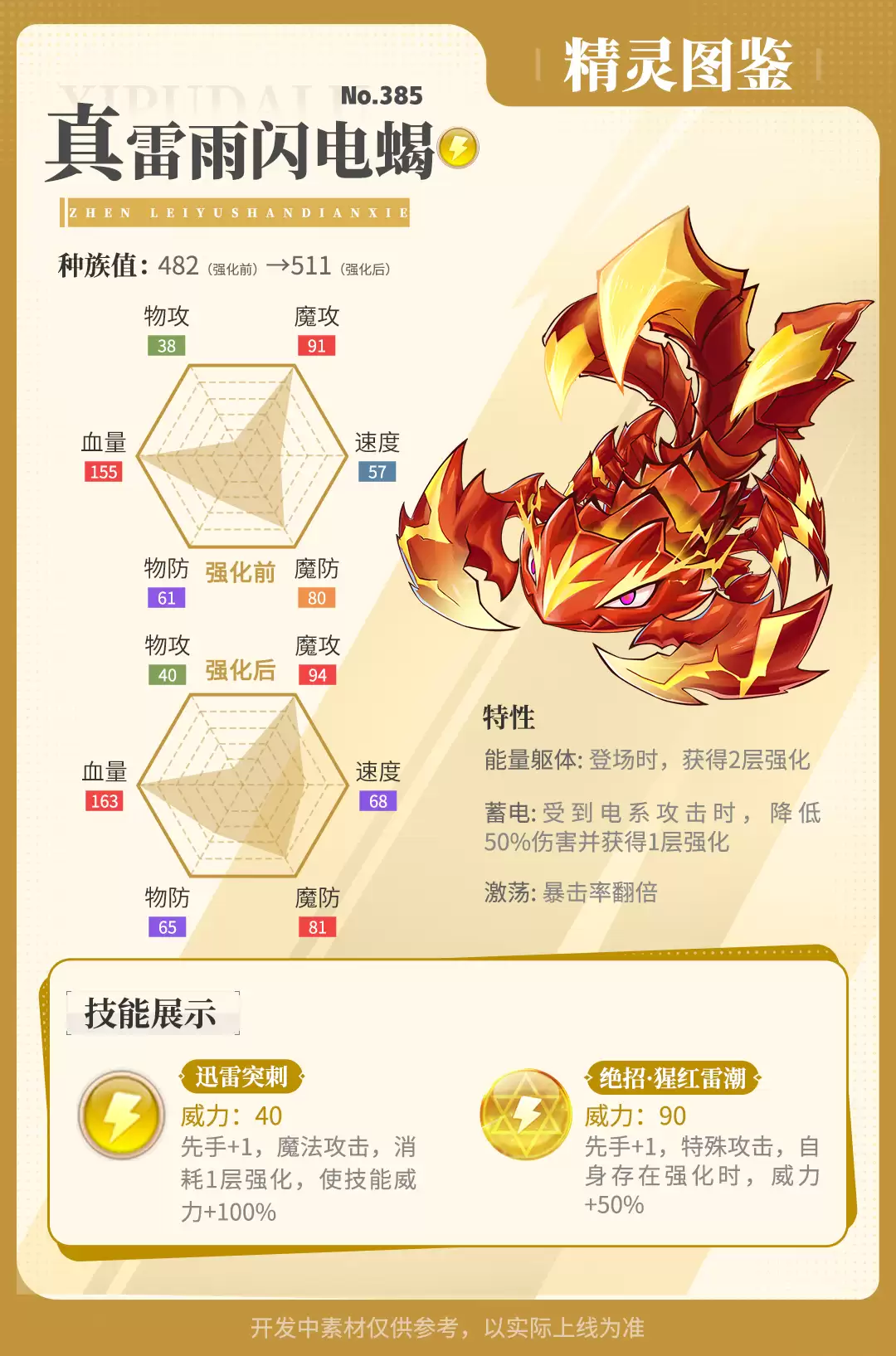 《西普大陆》真雷雨闪电蝎·强化技能展示