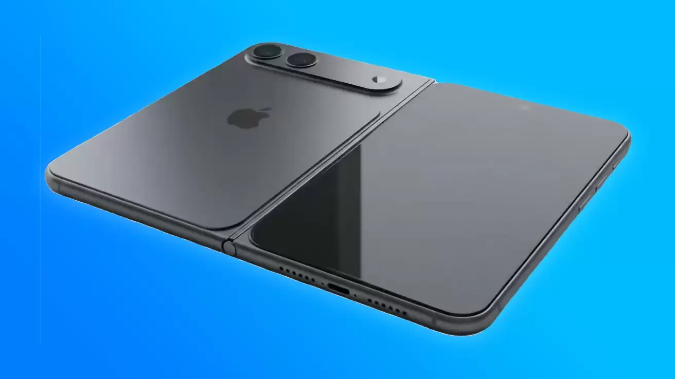 苹果首款折叠 iPhone 渲染图再曝：外 5.49 / 内 7.76 英寸屏幕，厚 4.8mm/9.6mm