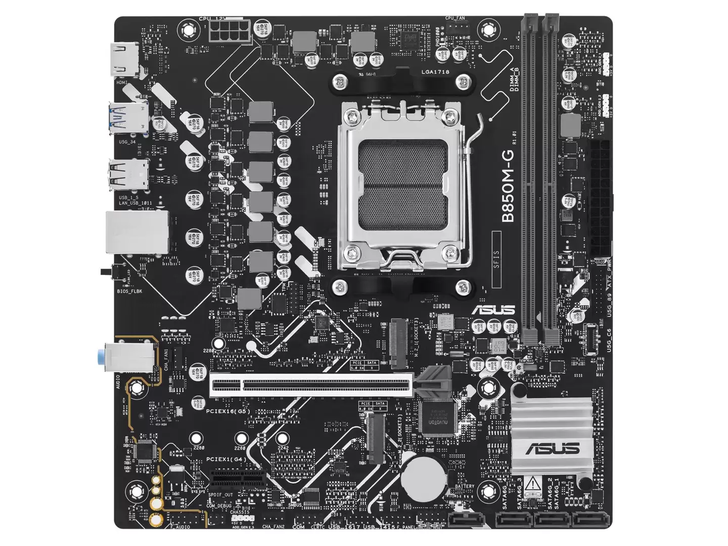 华硕推出 B850M-G 主板，标价 849 元