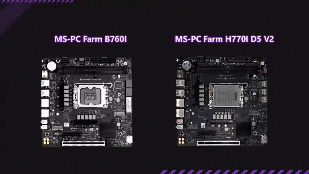 铭瑄介绍 MS-PC Farm 系列主板:处理器插槽与内存槽横置的 ITX