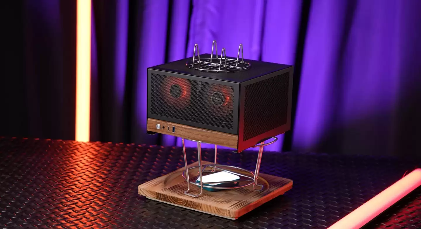 机械大师 E06 卧式 ITX 机箱上市:支持 200mm 长双槽半高显卡,298 元