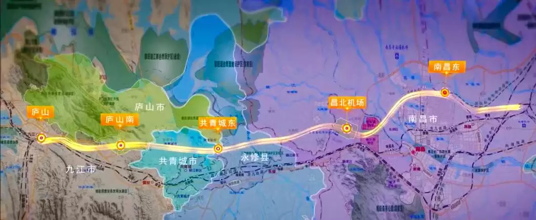 昌九高铁全线开始铺轨,南昌至九江车程将压至半小时内